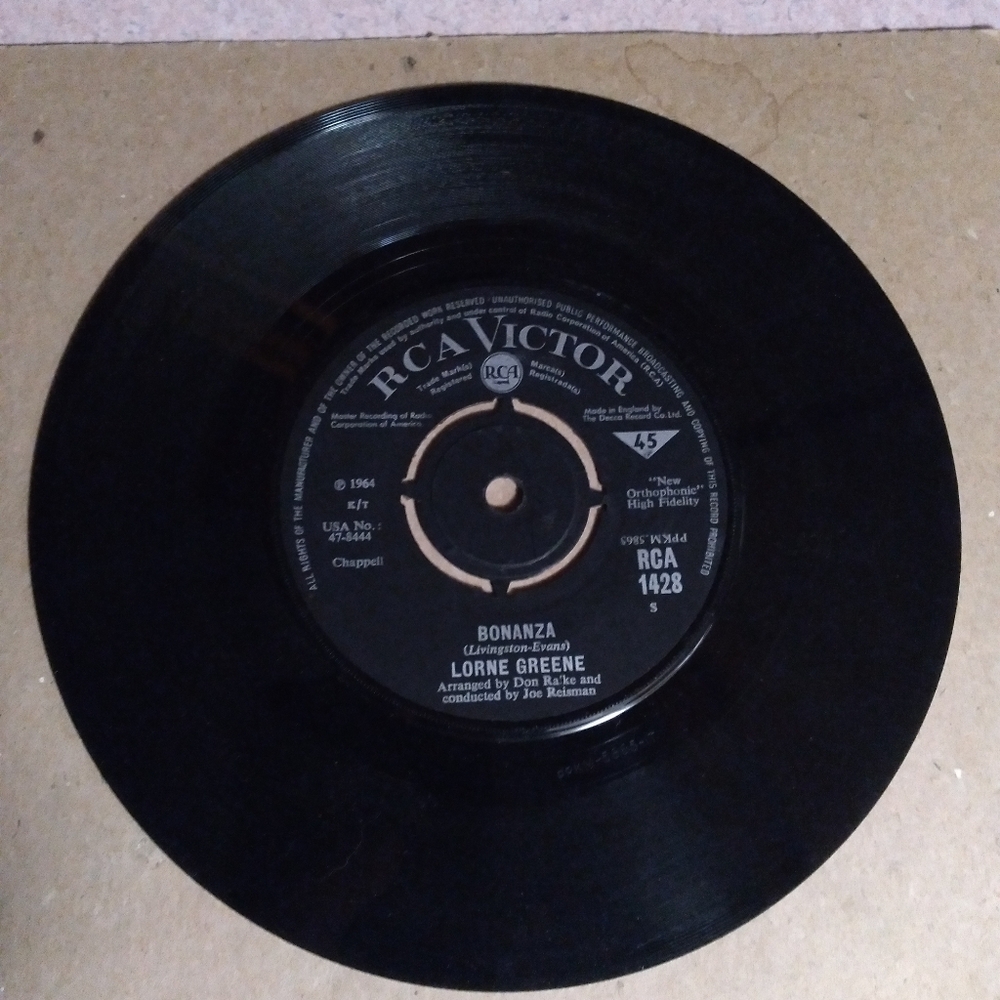Lorne Green Vinyl 45